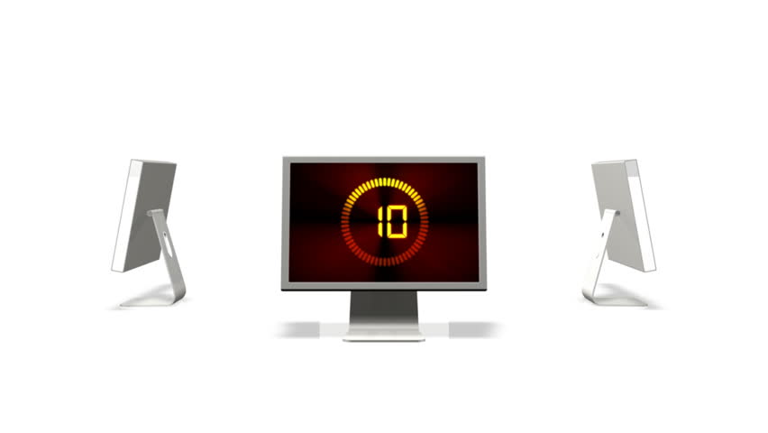 Rotating screen countdown, HD