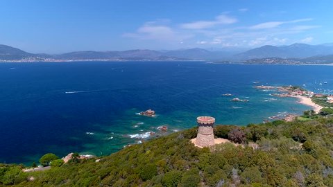 Panorama on Ajaccio - Corsica