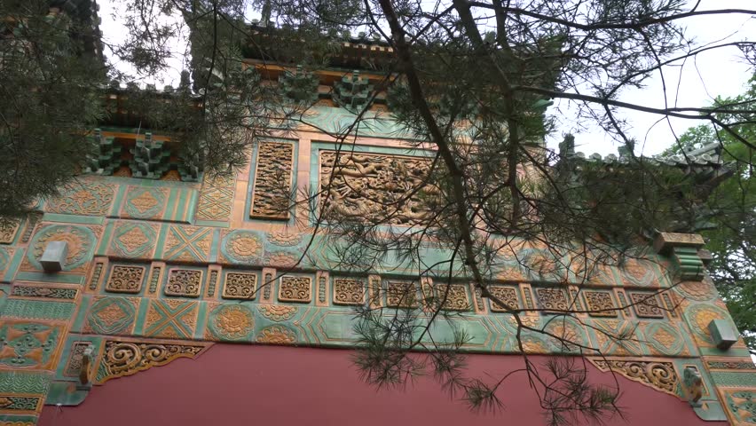 Beihai Park. Beautiful ancient architecture of China. Beijing.