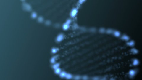 Animated abstract DNA, HD 1080p, loop.
