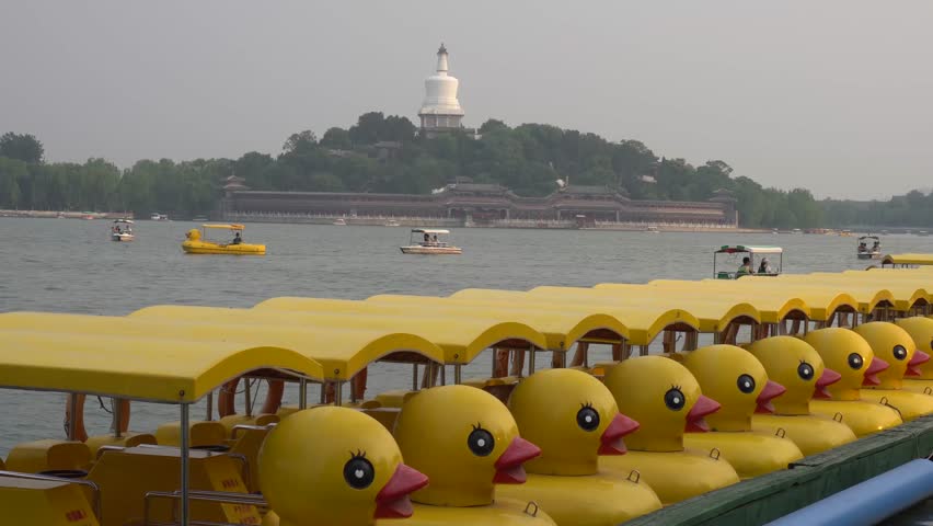 Ancient architecture of Beihai Park. Beijing. China