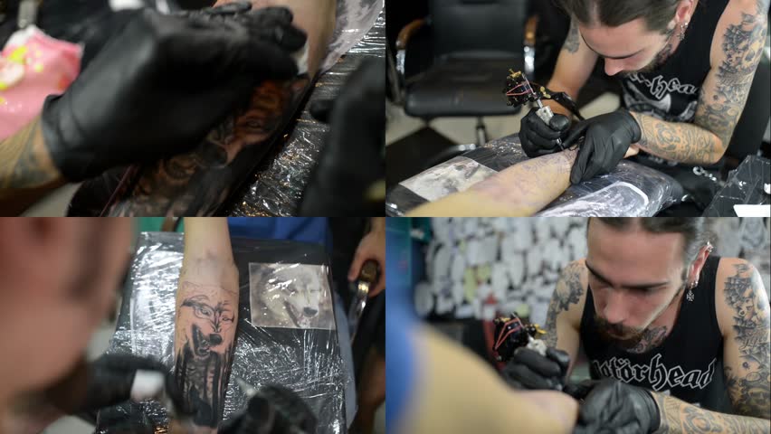 44 Forearm Tattoo Man Stock Video Footage - 4K and HD Video Clips |  Shutterstock