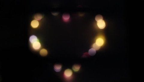 Abstract light bokeh background
