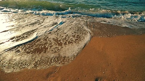 sea surf of Sea of Azon , Crimean Peninsula