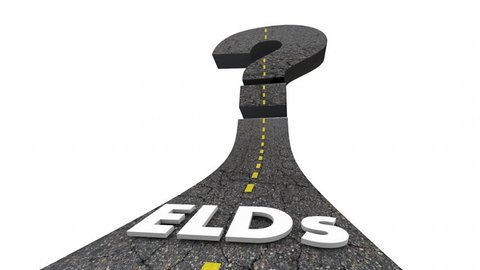 ELDs Electronic Logging Devices Road Question Mark Uncertain Future 3d Animation