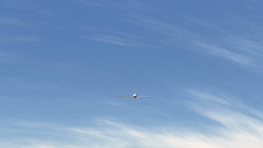 MQ-1 PREDATOR DRONE:  An unarmed Predator drone conducting surveillance in the