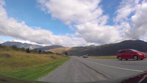 Drive Timelapse on Arthur's Pass, New Zealand