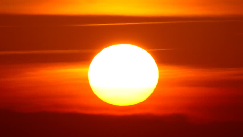 Rising the Sun Description: Sun Stock Footage Video (100% Royalty-free