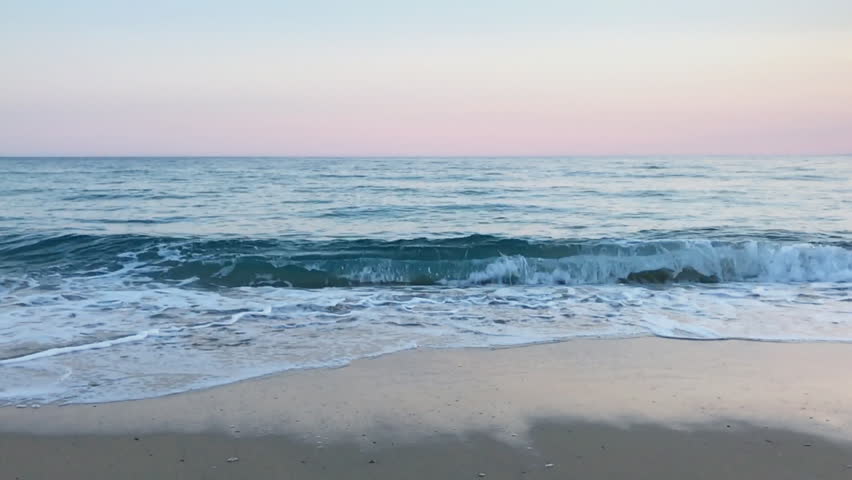 the sand sea beach waves,Slow motion Handheld camera Balanced Steady shot  Royalty-Free Stock Footage #30887098