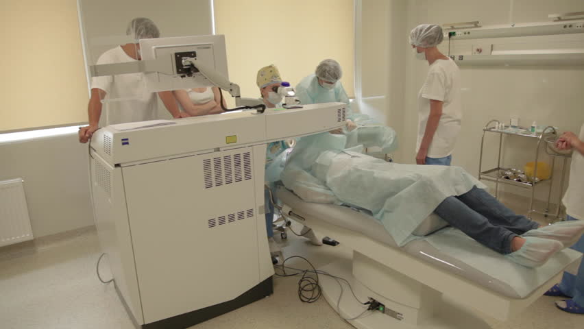 eye surgery with excimer laser stadyshot 