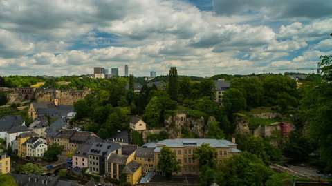 Panoramic View on Luxembourg City