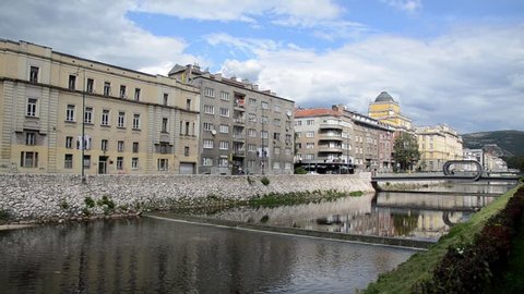 Sarajevo, capital city of Bosnia and Herzegovina, City center