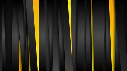 Стоковое видео: Contrast orange and black stripes motion background. Seamless looping. Video animation Ultra HD 4K 3840x2160