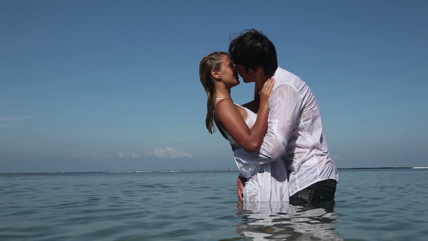 Passionate Couple Kissing And Hugging Stock Footage Video 100 Royalty