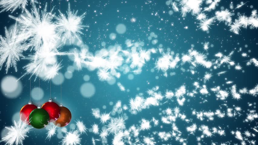 blue snow and christmas trees Background HD1080