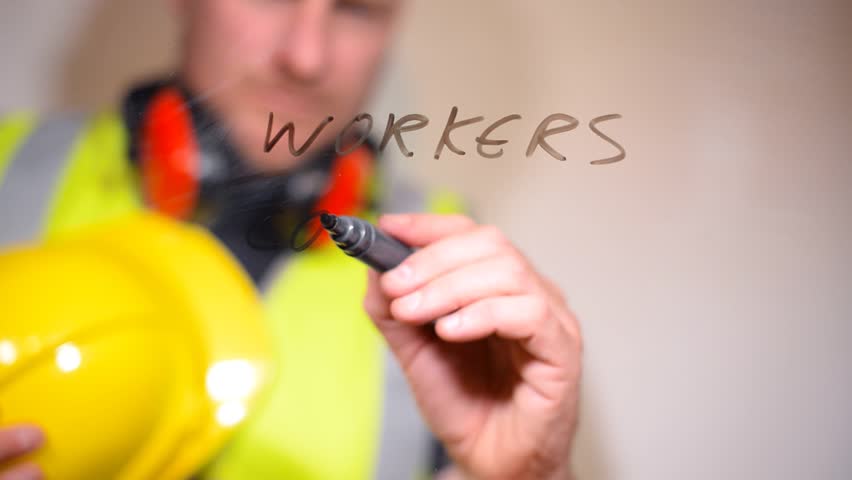 health-safety-officer-equipment-writes-workers-stock-footage-video-100