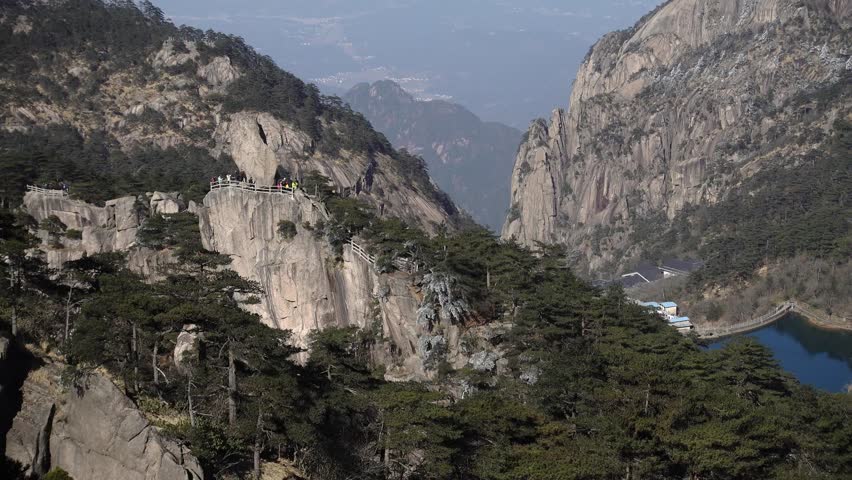 Mountain Huangshan scenery. Taken on the Mountain Huangshan, Anhui, China. 