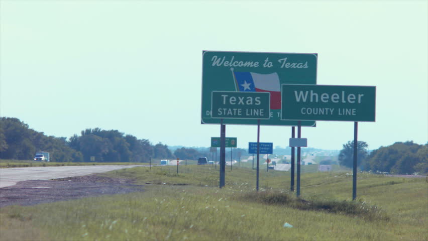 welcome to texas sign. Shot on a BMCC