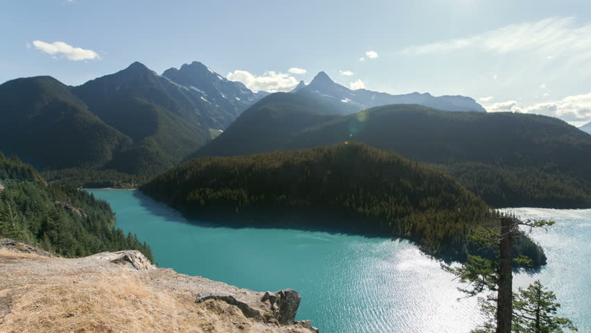North Cascade National Park Time Lapse of Ross Lake