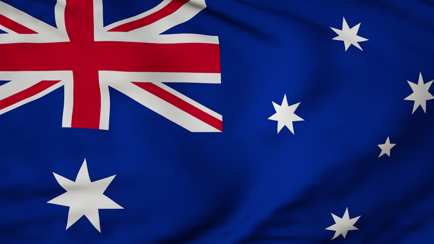 The Australian flag waving in the wind. The flag flaps in the breeze, filling the whole frame. See portfolio for similar and much more! Royalty-Free Stock Footage #30954436