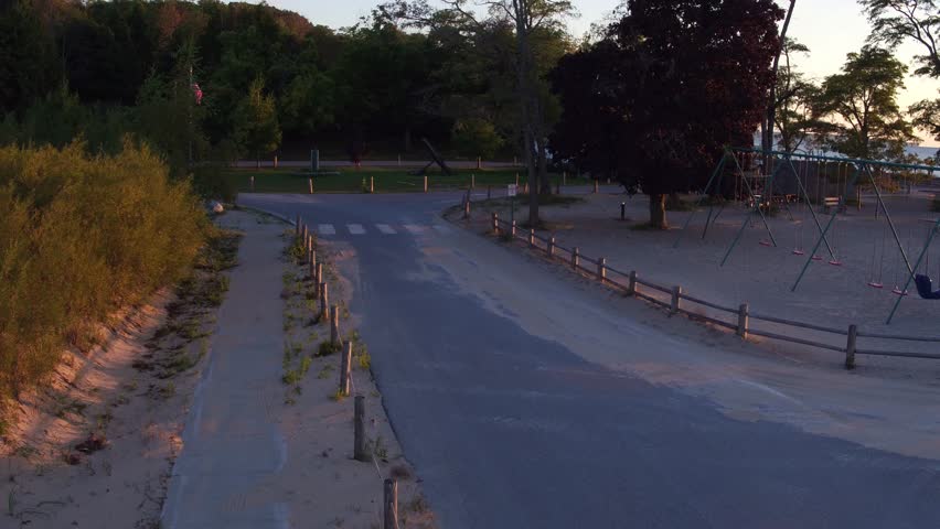 Lake Michigan Shoreline Sunset