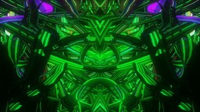 Seamless animation of psychedelic trance visuals created with shaders for music videos, LED screens, night clubs, clips, projection mapping, stage design and audiovisual performance.