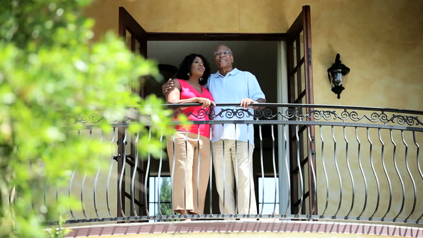 Mature ethnic couple planning future