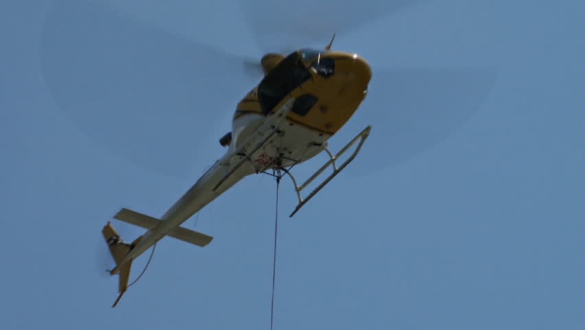 In a season of rampant wildfires, the helicopter is able to drop its seemingly