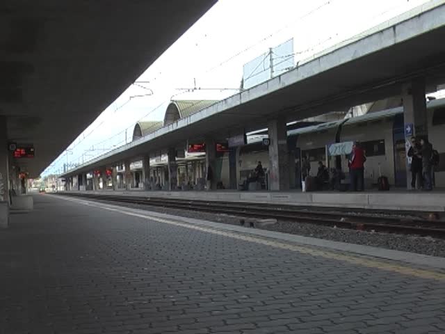 Italy - Rome, train at Ostiense station