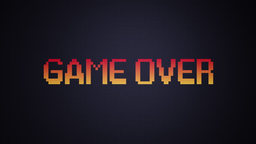 Game Over Insert Coin Arcade Stock Footage Video 100 Royalty Free 3100 Shutterstock