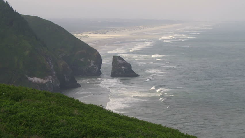 Rocky Oregon coastline