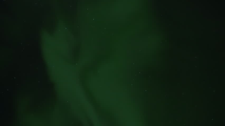 Staring straight up into the Alaskan night sky at the Aurora Borealis (Northern