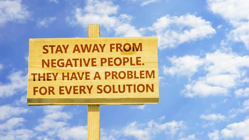 Stay Away From Negative People Stock Footage Video 100 Royalty Free Shutterstock