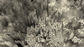 Digital 3D Animation of an alien Landscape
