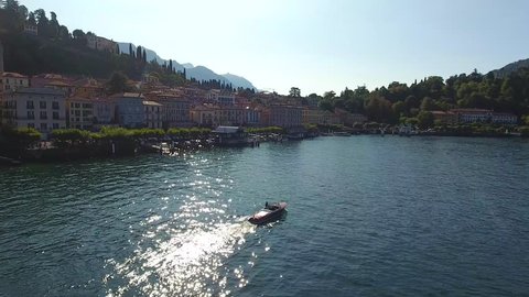 Village of Bellagio on lake Como, important destination on Como lake