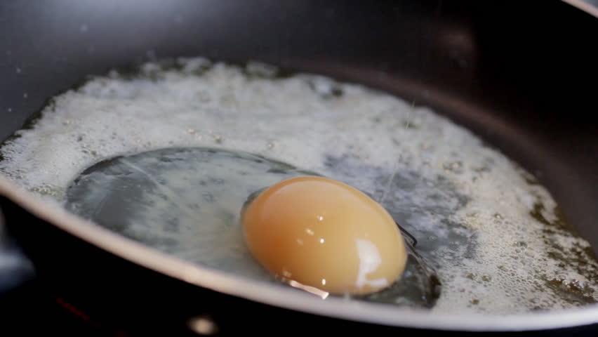 Frying Egg in Pan