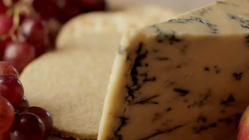 Stilton cheese rotating