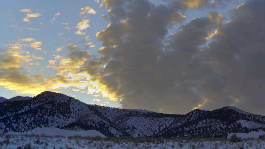 High definition time lapse of a sunset.