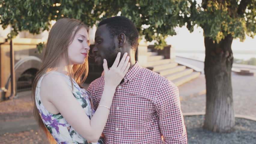 Black Girl Kissing White Girl