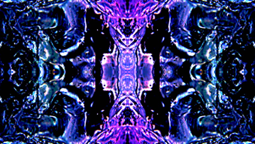 Psychedelic patterns with multiple levels based on ice footage.