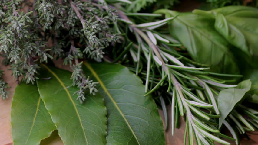 Fresh Herbs close up