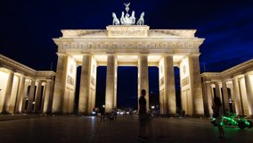 Berlin Brandenburg Gate Time-lapse video