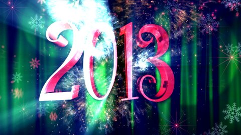 New year By 2013 new design special  Stock Video