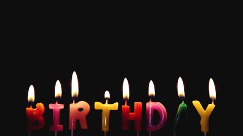 Happy Birthday Candles の動画素材 ロイヤリティフリー Shutterstock