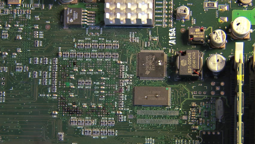 Zapping computer circuit boards.
