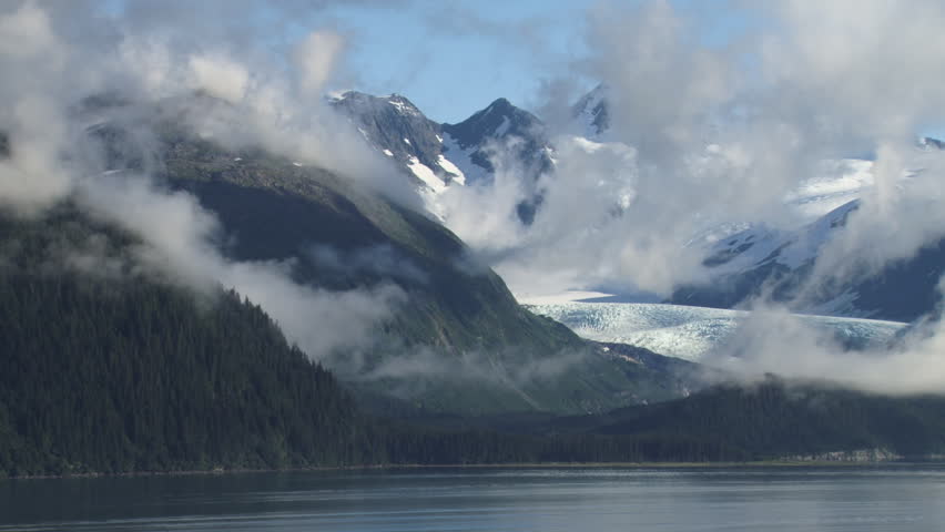 Whittier Overlook Glacier Cloud Timelapse