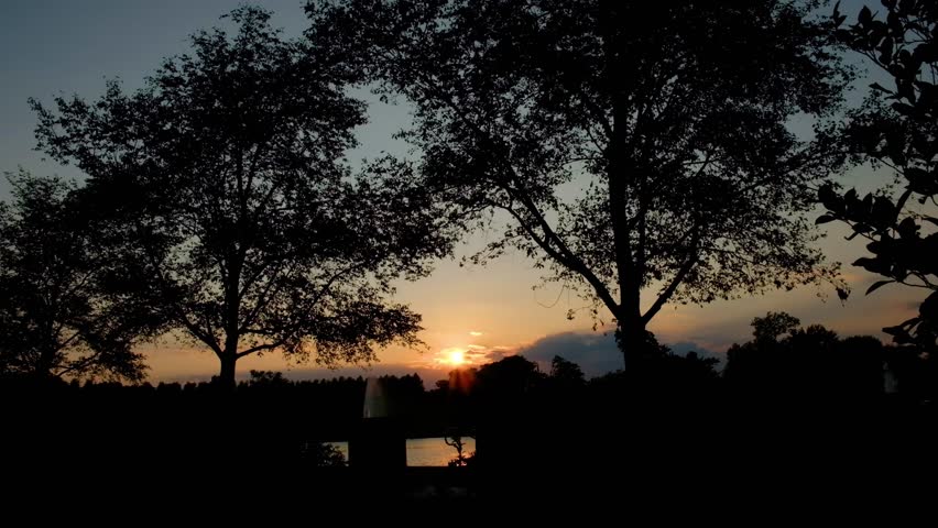 Grand Basin from Art Hill in Forest Park, St. Louis, Missouri.