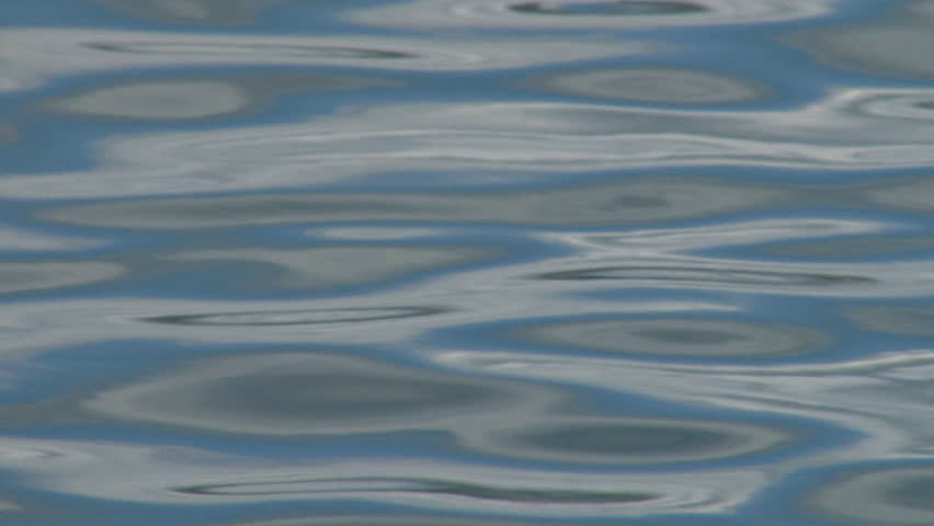 Very close shot of rippling water.