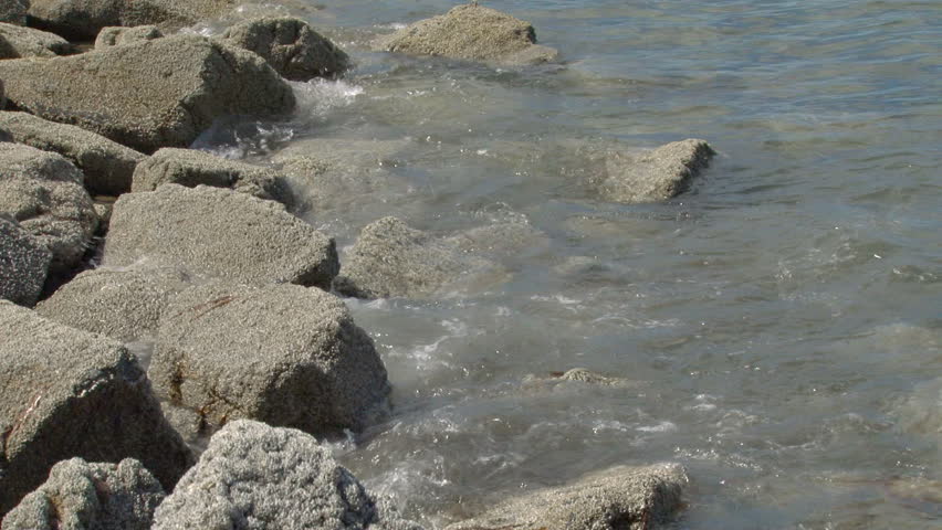 Waves against Rocks