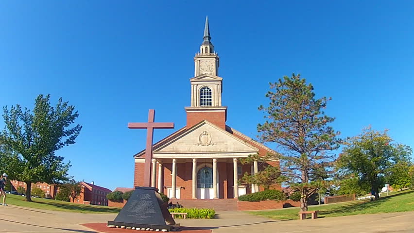 Shawnee, OK - October 18, 2012: Raley Chapel on the campus of Oklahoma Baptist